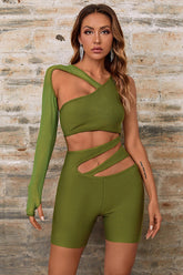 Pantalon à découpes asymétriques Zuma